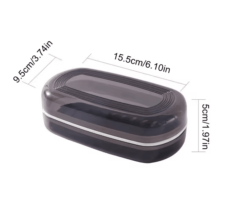 PortableDoubleLayer Draining Travel Soap Case 4