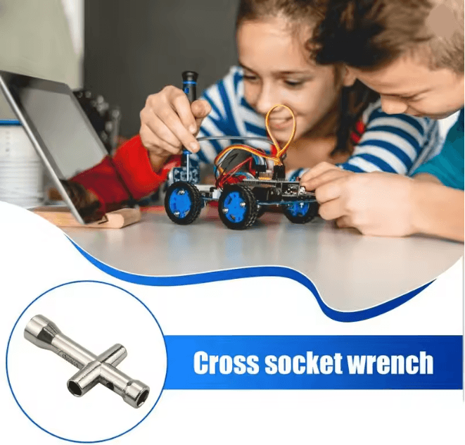 Precision Cross Socket Wrench Portable Maintenance Tool 1