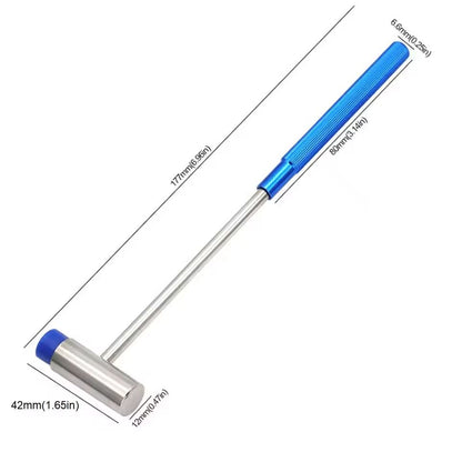 Mini Double Head Hammer Metal And Rubber Repair Tool 9
