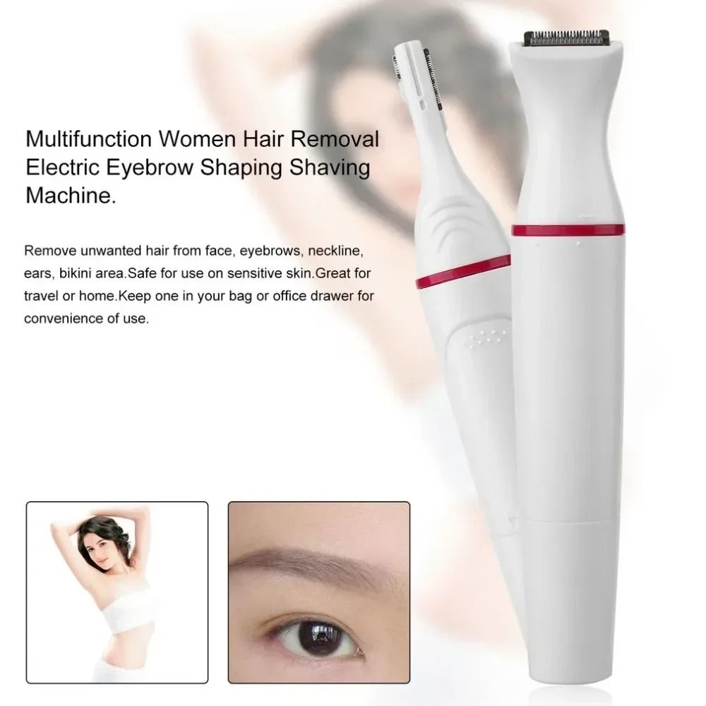 5 In 1 Women Epilator And Trimmer Set For Face Brows And Bikini Hair Removal 2
