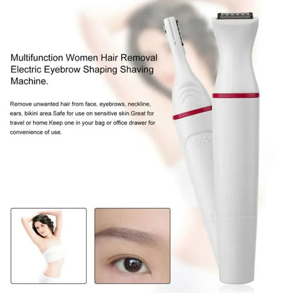 5 In 1 Women Epilator And Trimmer Set For Face Brows And Bikini Hair Removal 2
