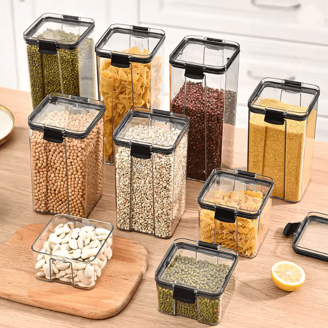FreshSeal Kitchen Grain Storage Container Set 4