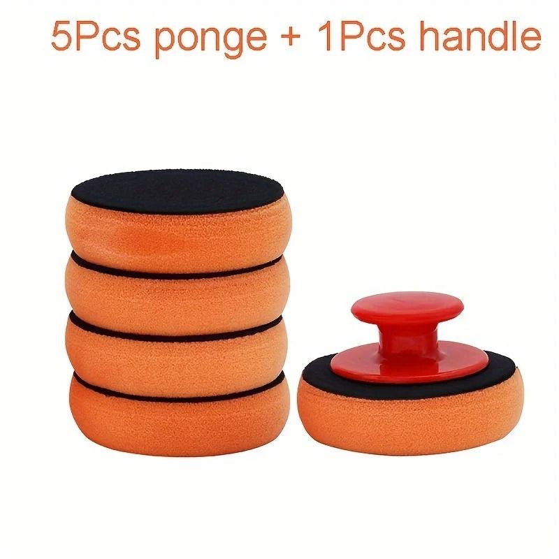 Car Wash Wax Polish Pad Sponge Cleaning Tool 3