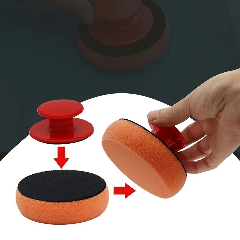 Car Wash Wax Polish Pad Sponge Cleaning Tool 4