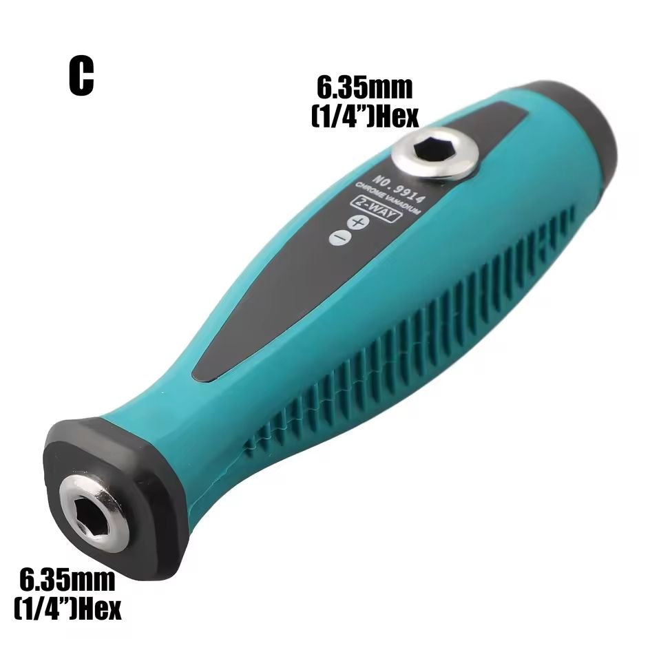 Screwdriver Handle With Multi Adapter 635mm 4mm 5mm 7