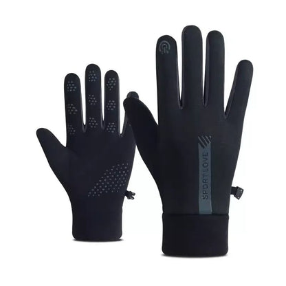 Women Autumn Winter Waterproof Anti Slip Cycling Gloves 10