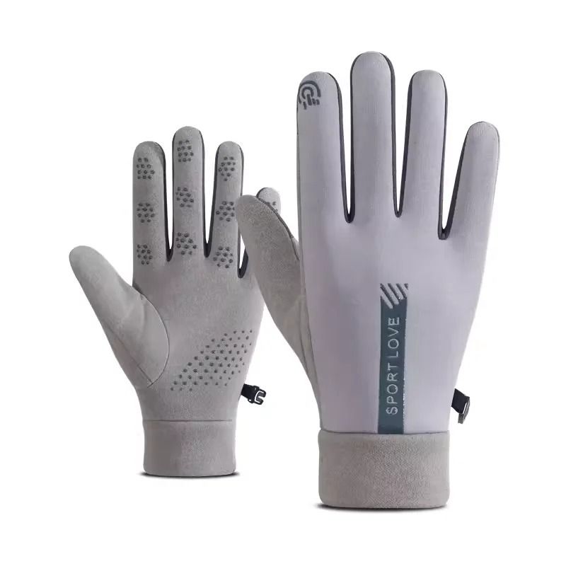 Women Autumn Winter Waterproof Anti Slip Cycling Gloves 12