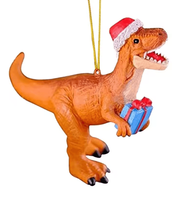 Dinosaur Christmas Tree Hanging Ornament 4