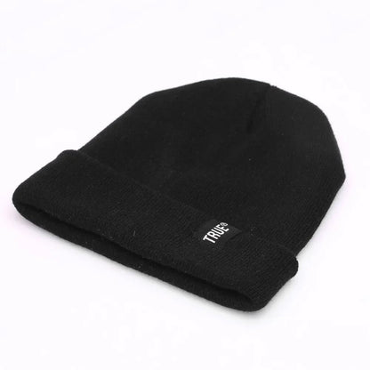 Casual Knitted Winter Beanie Unisex Solid Color Hat 4