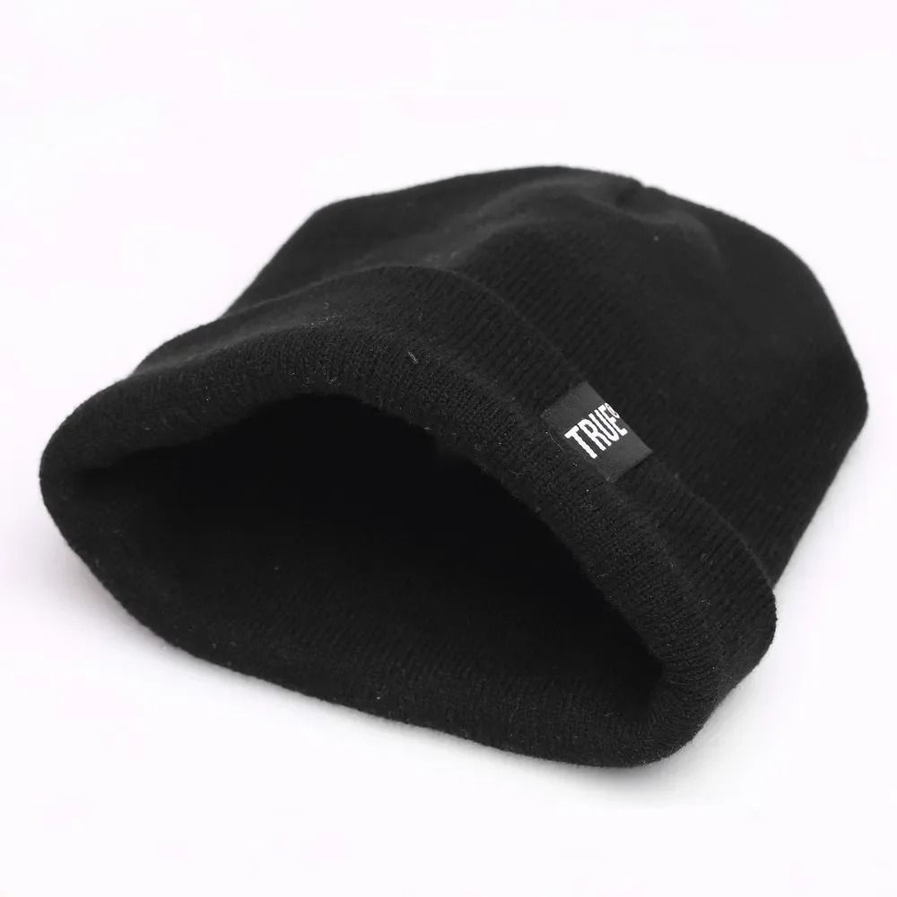 Casual Knitted Winter Beanie Unisex Solid Color Hat 5