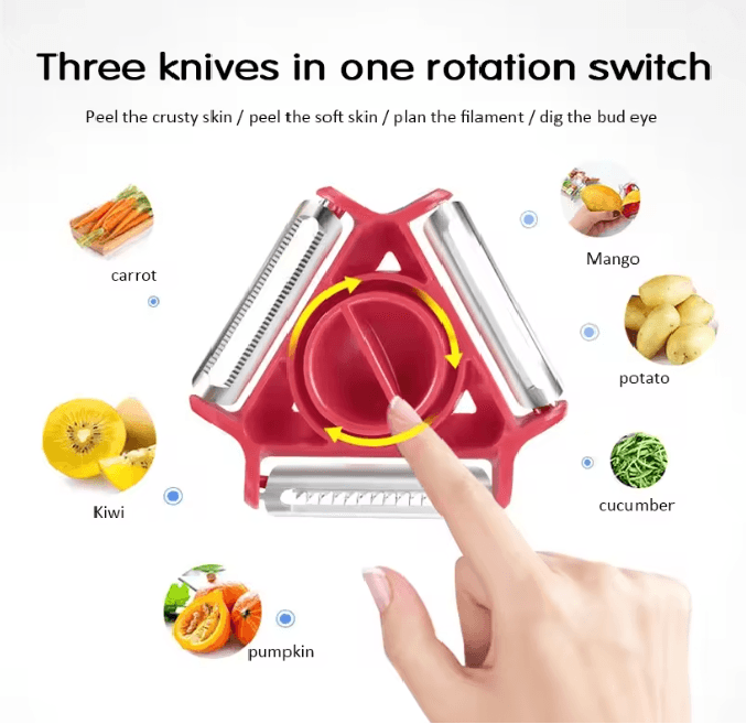 Magic Trio Vegetable Peeler And Slicer Set 1