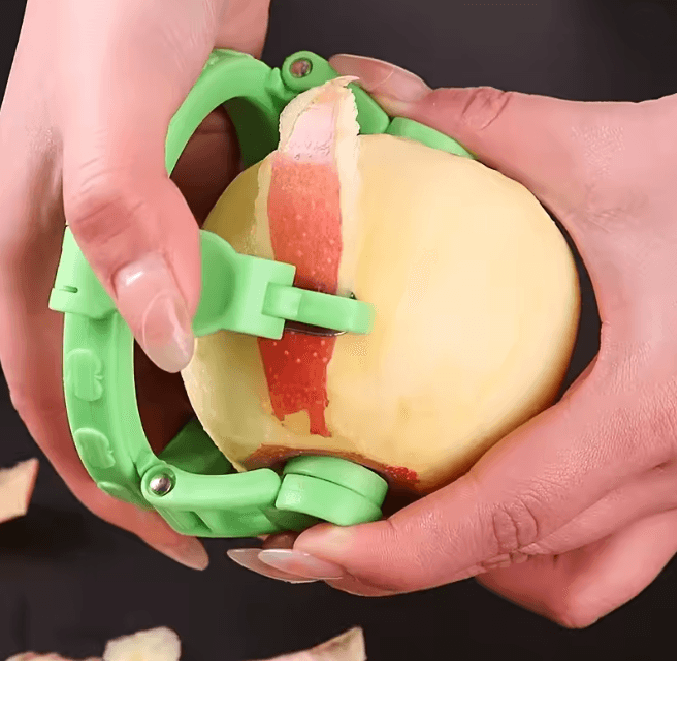 Rotating Quick Peel Fruit Peeler With Non Slip Grip 2
