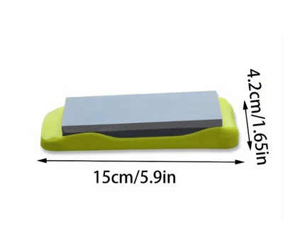 Double Sided Diamond Knife Sharpening Stone With Non Slip Base 1