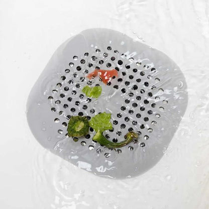 Silicone Floor Drain Cover Square Hair Filter For Bathroom 2