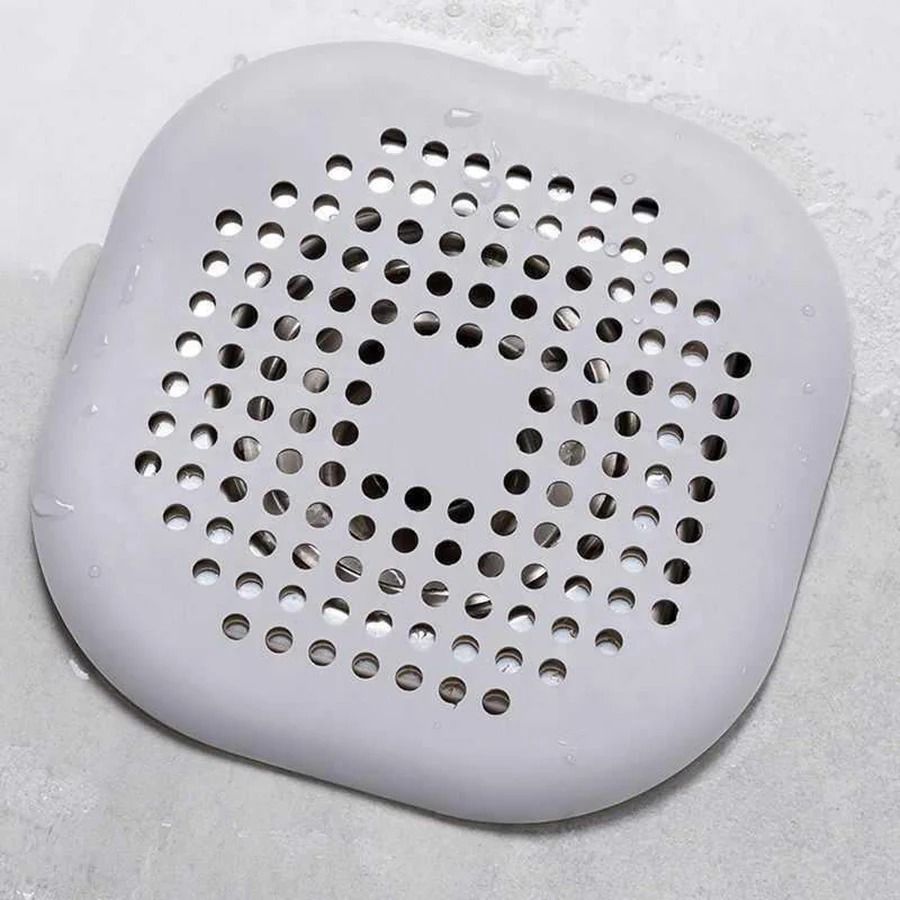 Silicone Floor Drain Cover Square Hair Filter For Bathroom 3