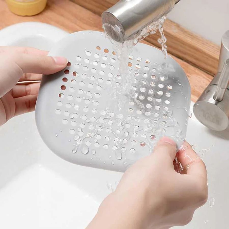 Silicone Floor Drain Cover Square Hair Filter For Bathroom 4