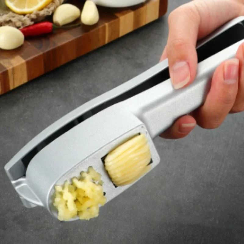 2 In 1 Garlic Press And Garlic Slicer Manual Kitchen Tool 1