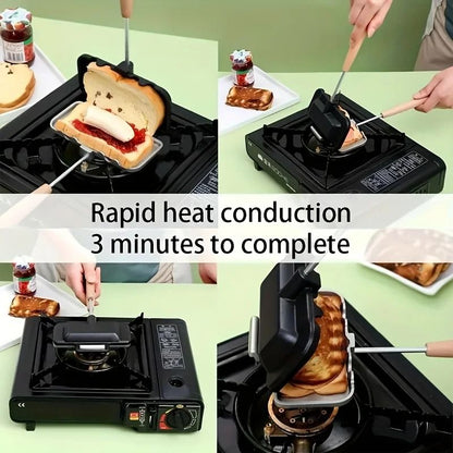 Rectangular DoubleSided Sandwich Baking Pan Aluminum Alloy NonStick 3