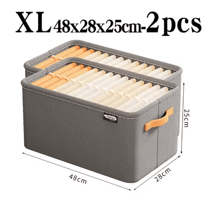 Thick Clothes Organizer Box For Pants Sweaters And Wardrobe Storage 9