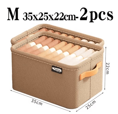 Thick Clothes Organizer Box For Pants Sweaters And Wardrobe Storage 11