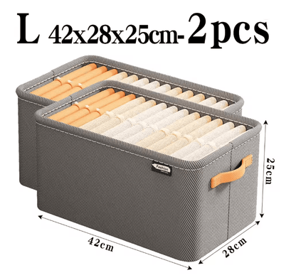 Thick Clothes Organizer Box For Pants Sweaters And Wardrobe Storage 14