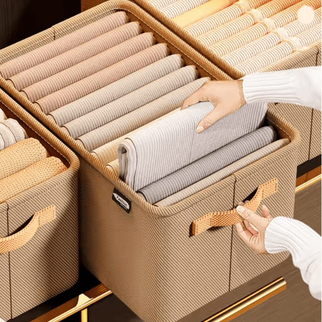 Thick Clothes Organizer Box For Pants Sweaters And Wardrobe Storage 3