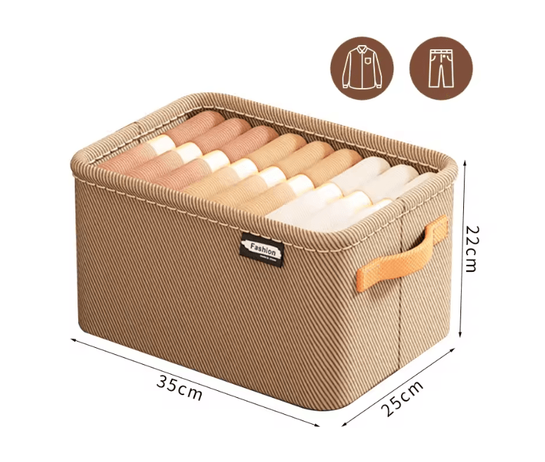 Thick Clothes Organizer Box For Pants Sweaters And Wardrobe Storage 4