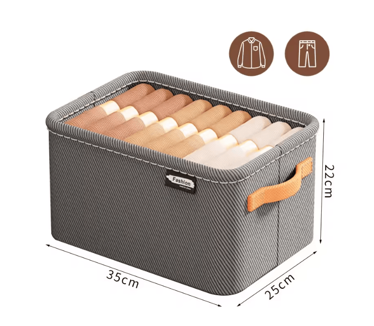 Thick Clothes Organizer Box For Pants Sweaters And Wardrobe Storage 6