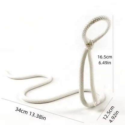 Creative Rope Wine Bottle Holder Snake Chain Suspension Display Rack For Home Decoration 11