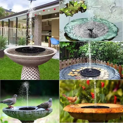 AllinOne Solar Floating Fountain  Garden Pond  Bird Bath Water Feature 4