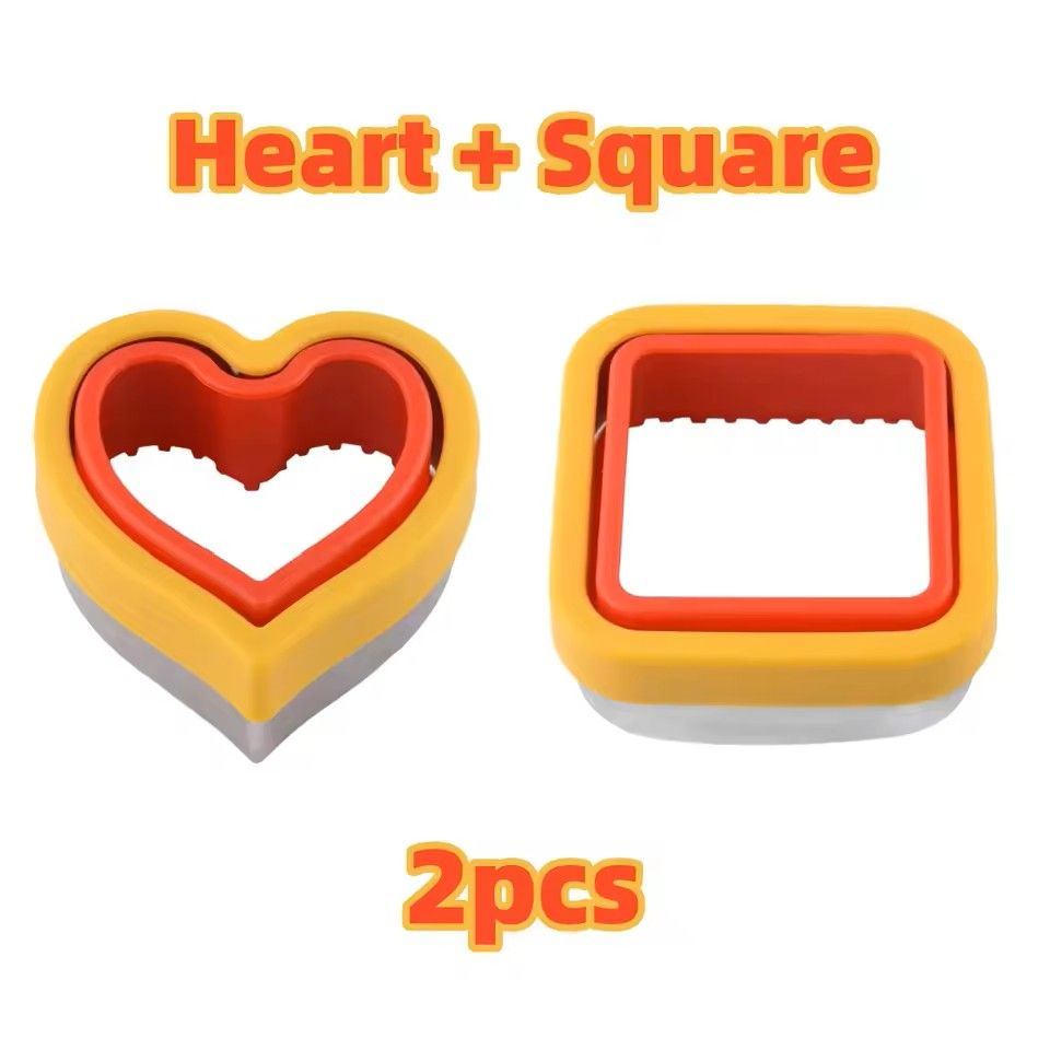 Stainless Steel Sandwich Cutting Mold With Hand Guard Multi Purpose Toast And Fruit Cutter For Lunc 12