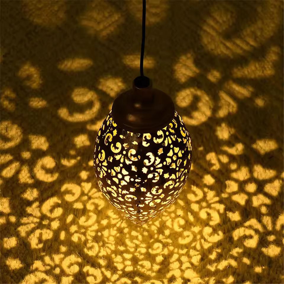 RadiantDrop Solar Projection Lantern  Waterproof Outdoor Garden  Landscape Light 4