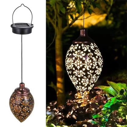 RadiantDrop Solar Projection Lantern  Waterproof Outdoor Garden  Landscape Light 6