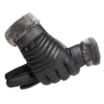 Plush FurMouth Mens Winter Insulated Touchscreen Gloves  Ultimate ColdWeather Outdoor Cycling  Moto 1