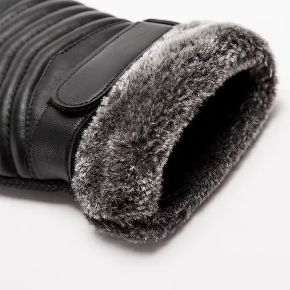 Plush FurMouth Mens Winter Insulated Touchscreen Gloves  Ultimate ColdWeather Outdoor Cycling  Moto 3