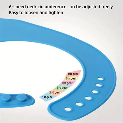 Large Silicone Adult Bib Waterproof Food Grade Bib With Pocket For Elderly Men And Women 4