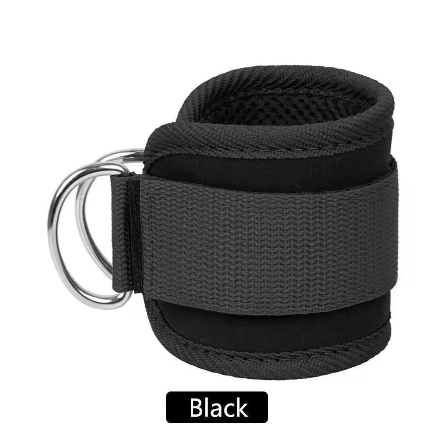 EliteFit Adjustable DRing Ankle Straps  Ultimate Cable  Pulley Leg Workout Support 3