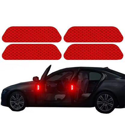 SafetyAware Car Door Reflective Warning Sticker Set 4Pack 5