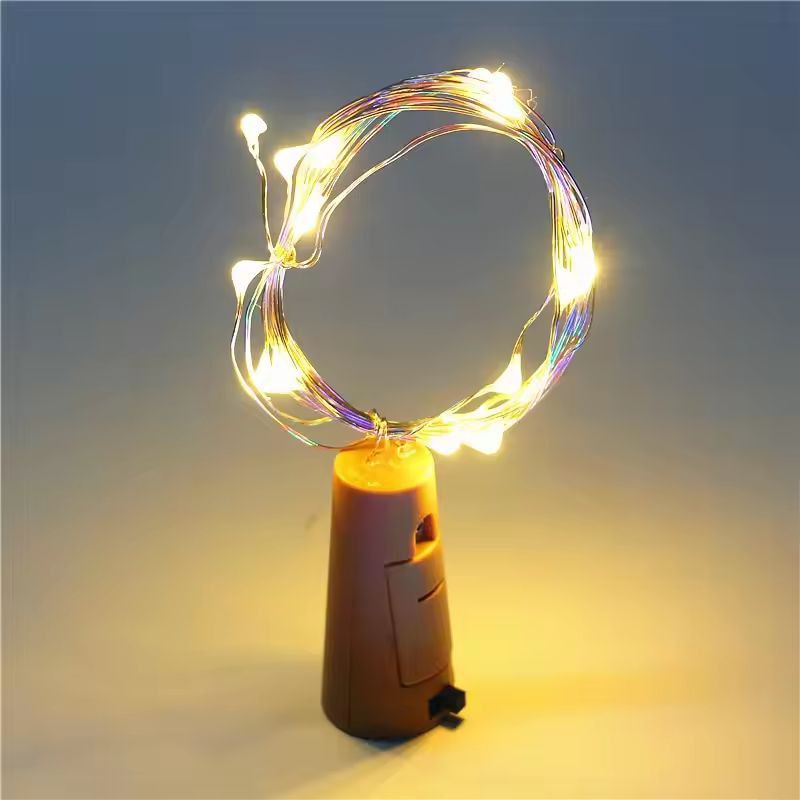 BottleGlow Premium Wine Bottle Cork String Lights  2 M Copper Wire Fairy Lights For Bars Weddings   1