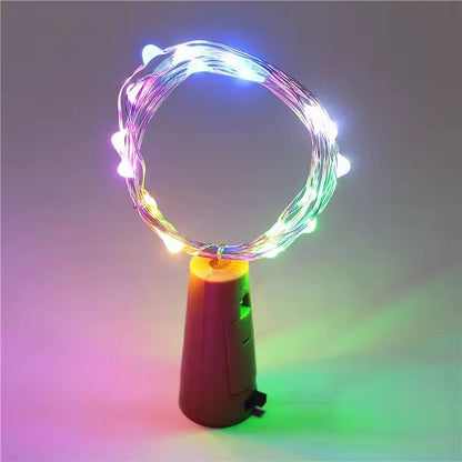 BottleGlow Premium Wine Bottle Cork String Lights  2 M Copper Wire Fairy Lights For Bars Weddings   3