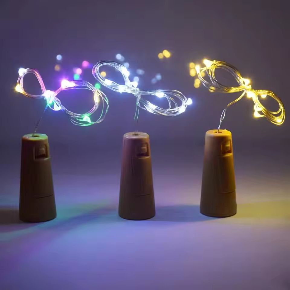 BottleGlow Premium Wine Bottle Cork String Lights  2 M Copper Wire Fairy Lights For Bars Weddings   5