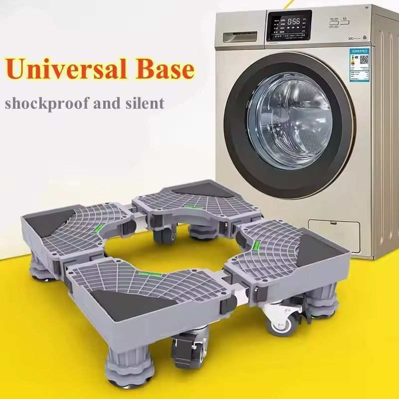 Premium Adjustable Appliance Base – Heavy-Duty Universal Stand for Washing Machine, Dryer & Refrigerator