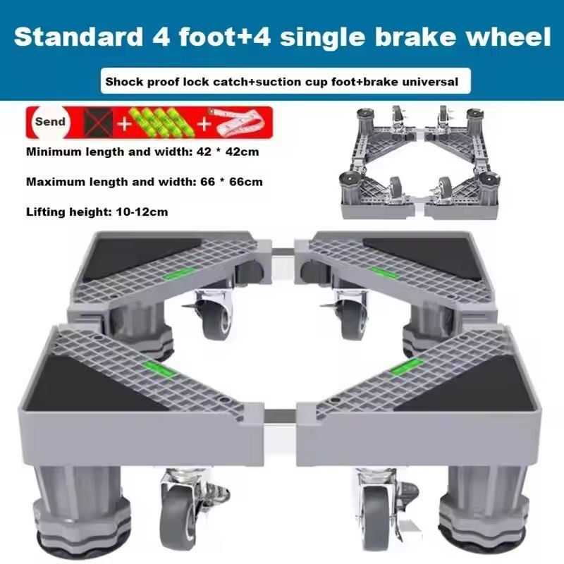 Premium Adjustable Appliance Base  HeavyDuty Universal Stand For Washing Machine Dryer  Refrigerato 6