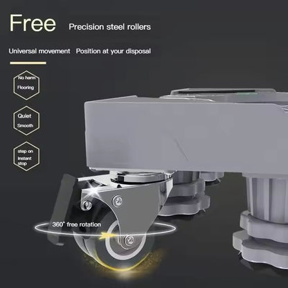 Premium Adjustable Appliance Base  HeavyDuty Universal Stand For Washing Machine Dryer  Refrigerato 7