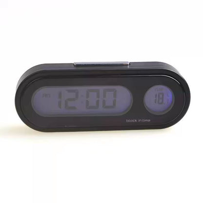 MiniCar Pro Dashboard Clock  Thermometer  Precision 2in1 LCD Auto Accessory 1