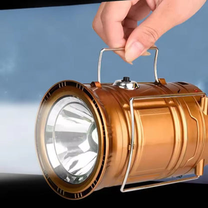 All-in-One Solar Camping Lantern & Waterproof Emergency Work Light
