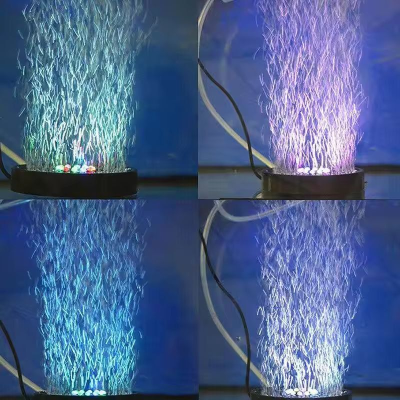 AquaGlow RGB BubbleBar - Submersible LED Air Bubble Light for Fish Tanks & Aquariums