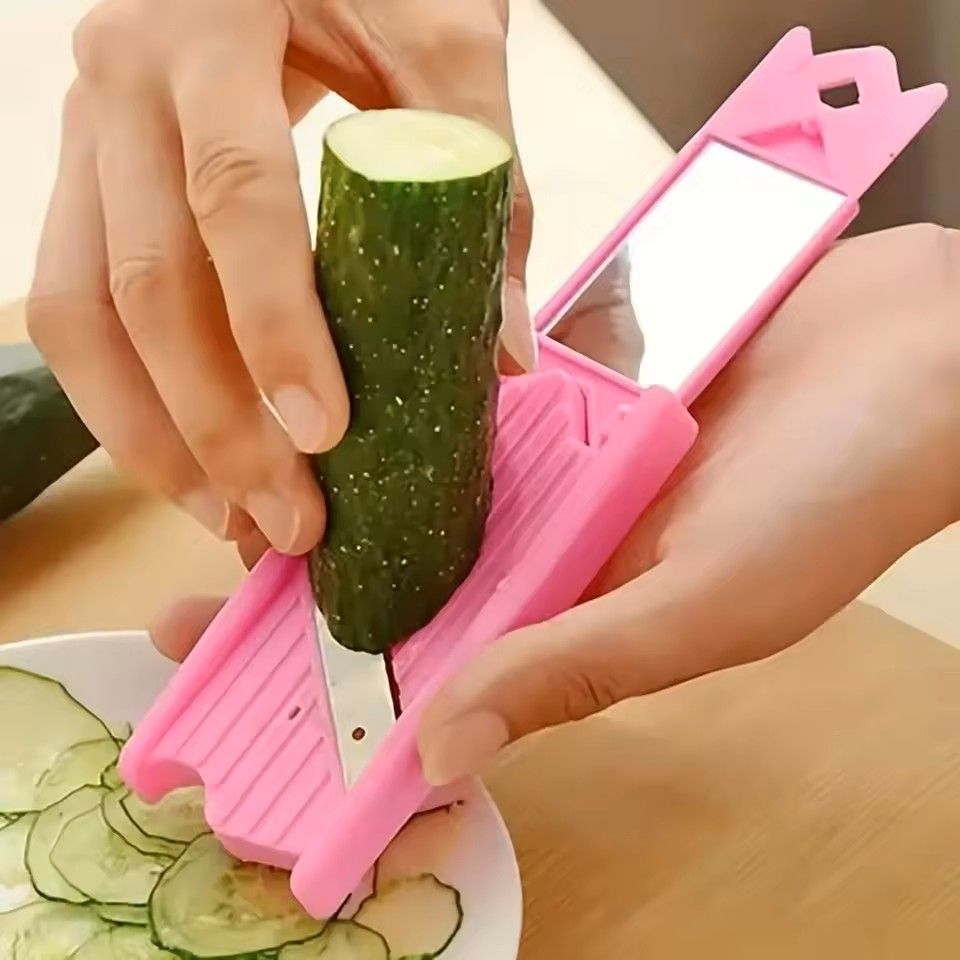 Ultra Thin Cucumber Slicer with Mirror Beauty Mask Slicer and Vegetable Peeler