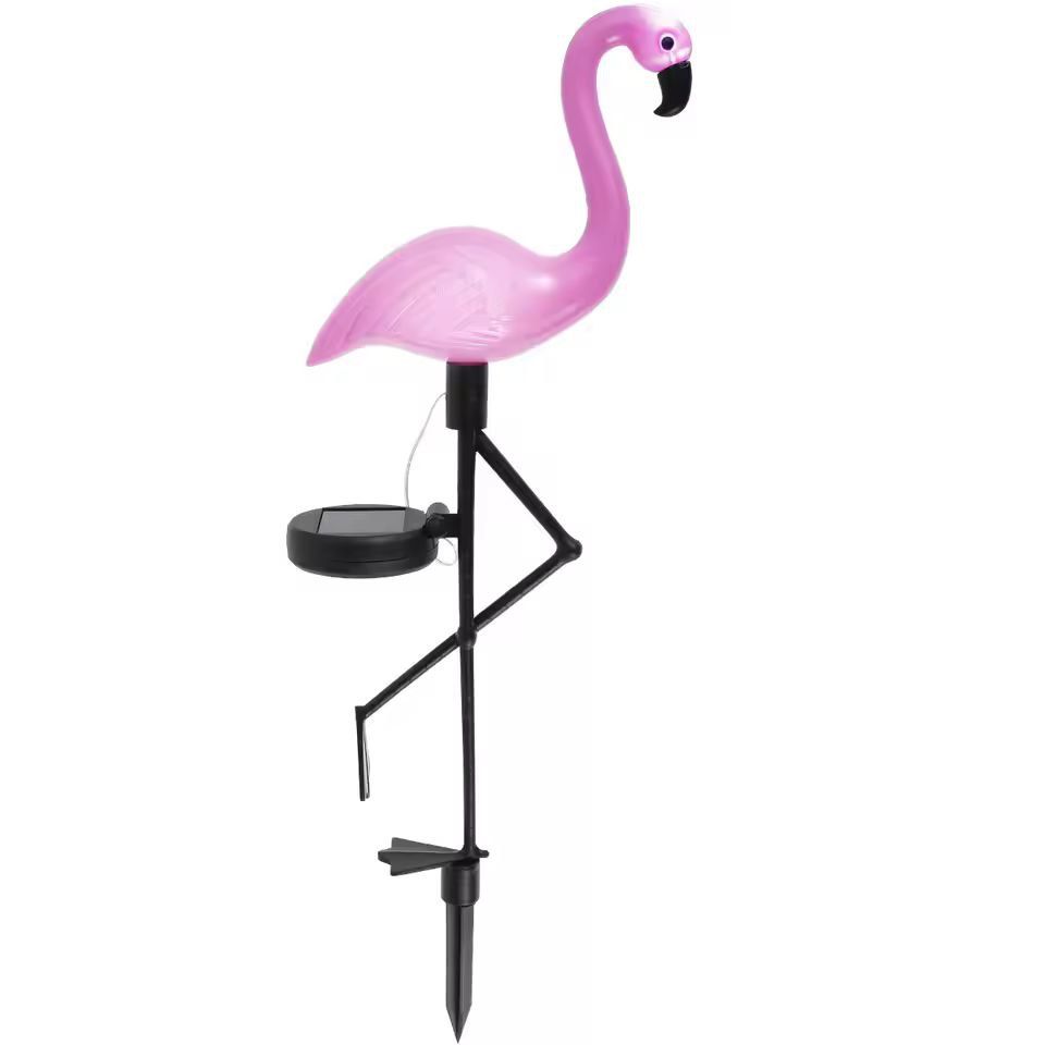 GardenGlow Pink Flamingo Solar Landscape Light  Waterproof LED Outdoor Decor  Pathway Accent 4