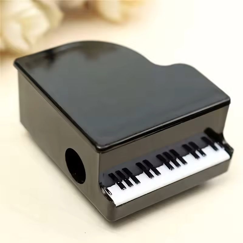 Piano Shaped Pencil Sharpener Creative Music Theme Stationery Gift for School and Office Supplies